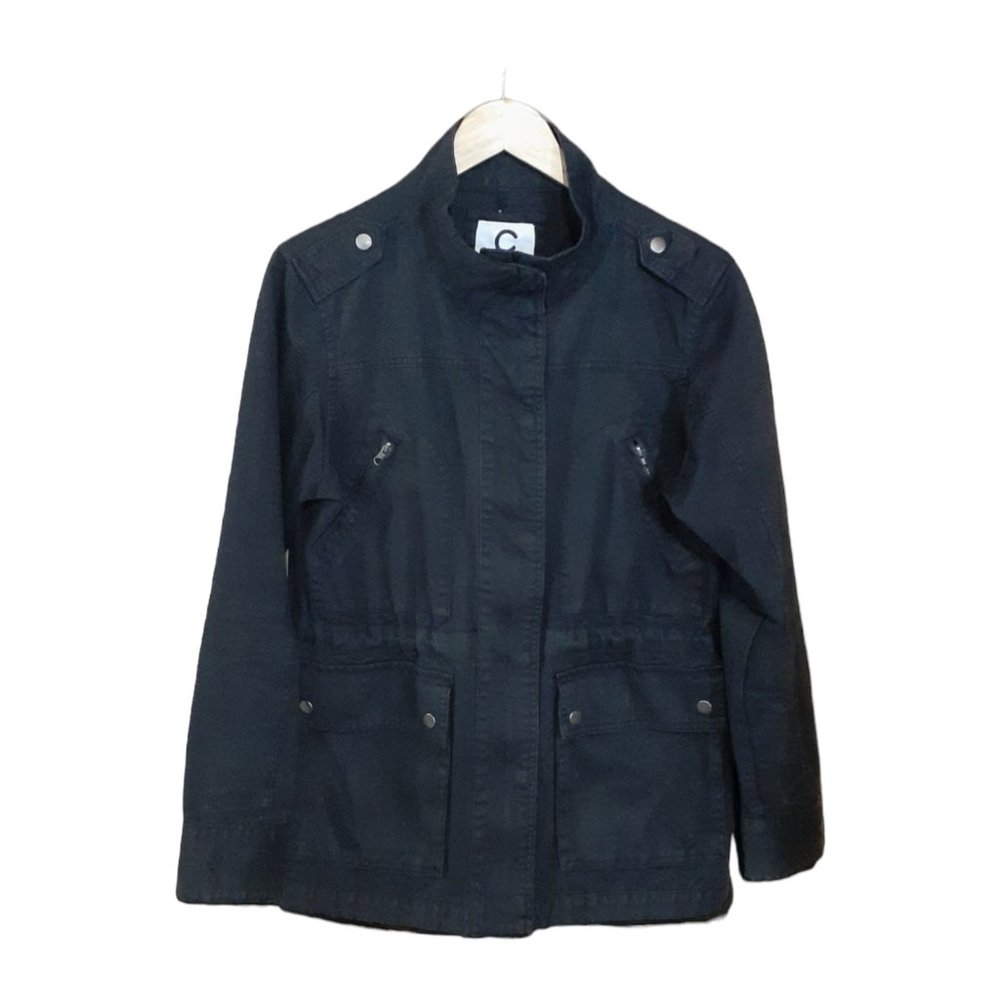 Cubus Women's Utility Jacket Black Size Medium